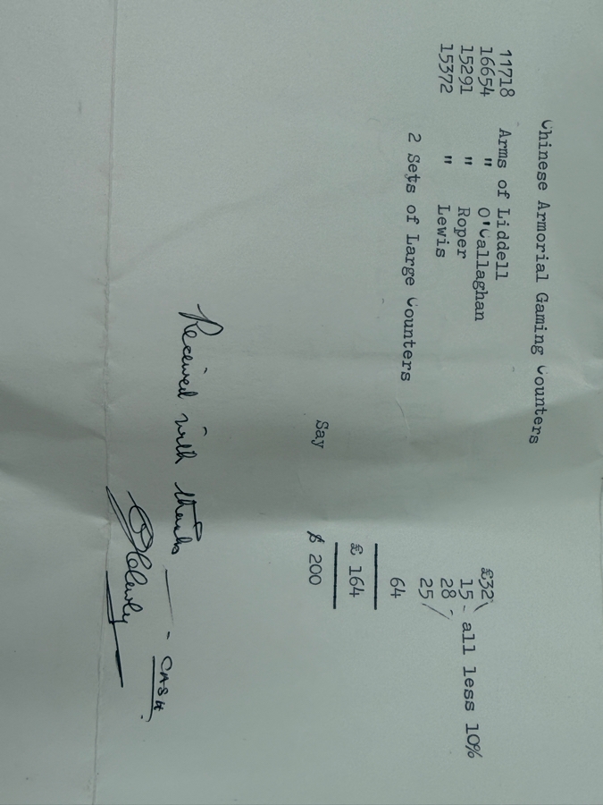 (71) Antique Chinese Mother Of Pearl Hand Carved Gambling Counters Circa 1815 Qing Dynasty Chia Ching Era With Etched Scenes And Certificate Of Authenticity [Photo 12]