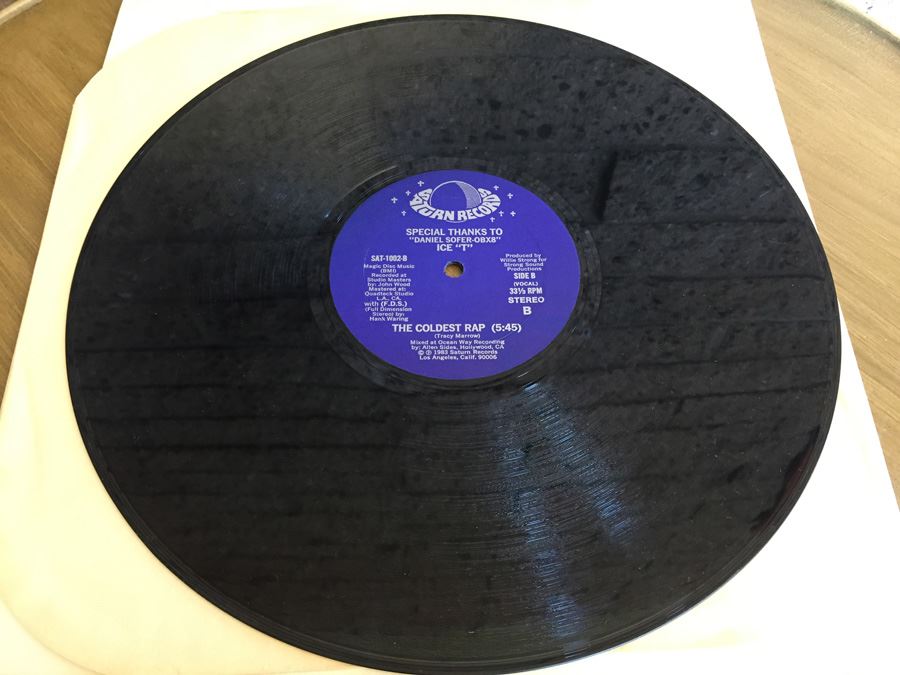 Ice 'T' - Cold Wind-Madness / The Coldest Rap - Saturn Records ‎- SAT-1002 [Photo 4]