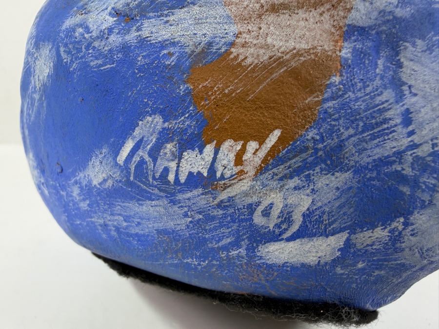 Vintage Signed Ramey 93 Handcrafted Terra Cotta Pottery Storyteller Children Of The World Sculpture 7.5'H [Photo 5]