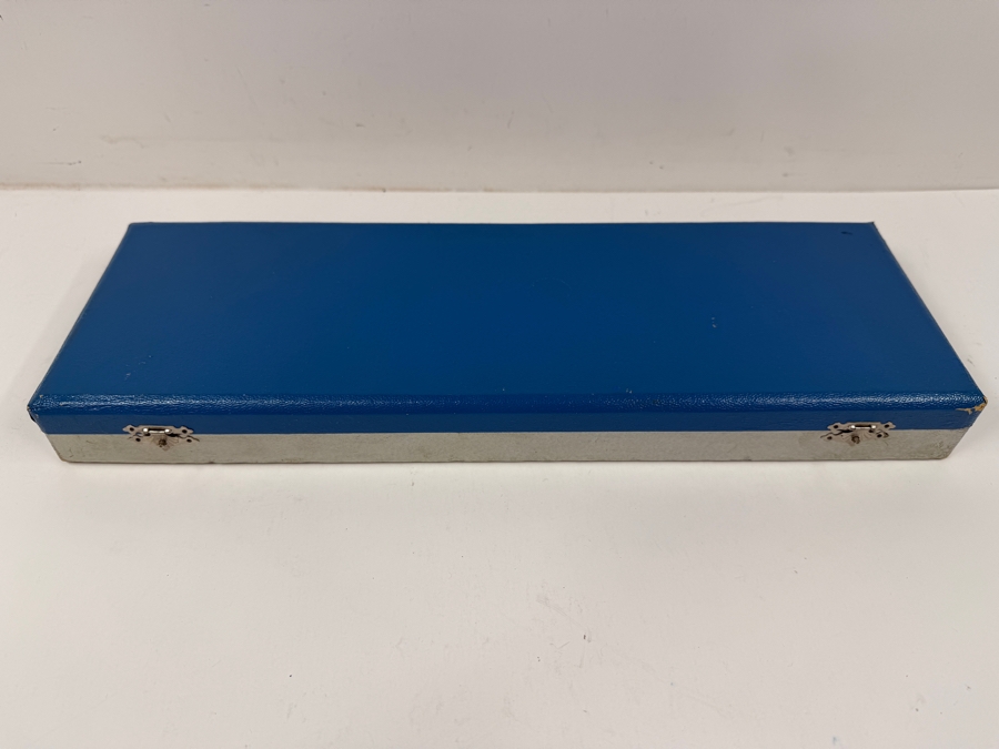 Vintage Nasco Stainless Steel Cutlery Set Including Carving Knife / Fork And 6 Steak Knives With Red Velvet Lined Case Made In Japan [Photo 8]