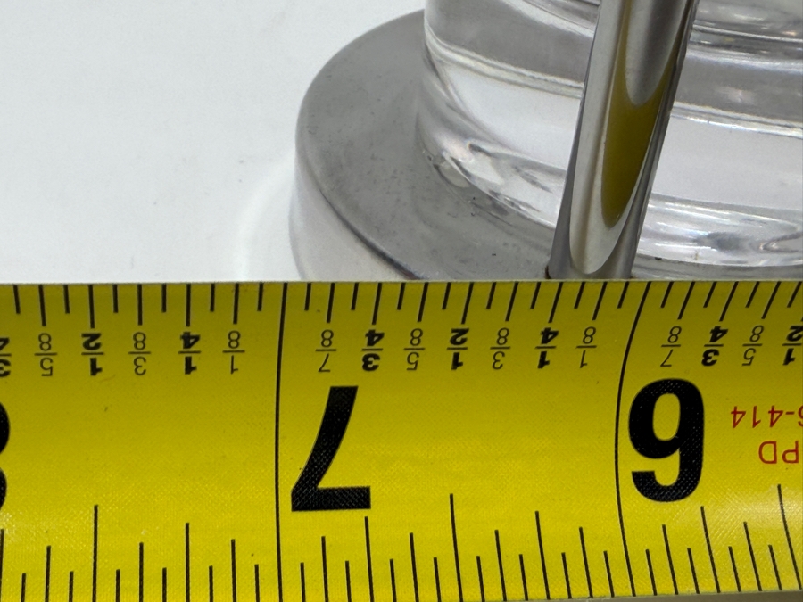 Alessi Italy Inox Stainless Steel Four Piece Condiment Set By Ettore Sottsass With Oil Vinegar Bottles Salt And Pepper Shakers 7'W X 7.5'H [Photo 4]