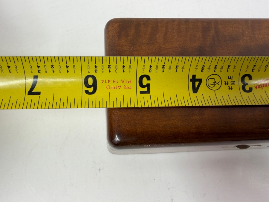 Vintage Haigis Apothecary Balance Scale Set In Fitted Polished Wooden Presentation Case - Missing Some Weights 5.75'W X 3'D X 1.5'H [Photo 7]