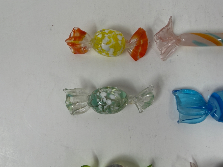 Assortment Of Nine Handblown Glass Candy Figurines [Photo 5]