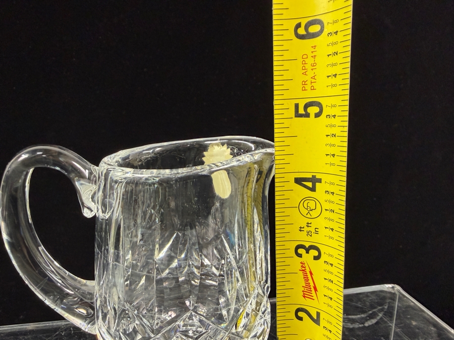 New Vintage Waterford Crystal Lismore Footed Creamer 4.5'H [Photo 5]