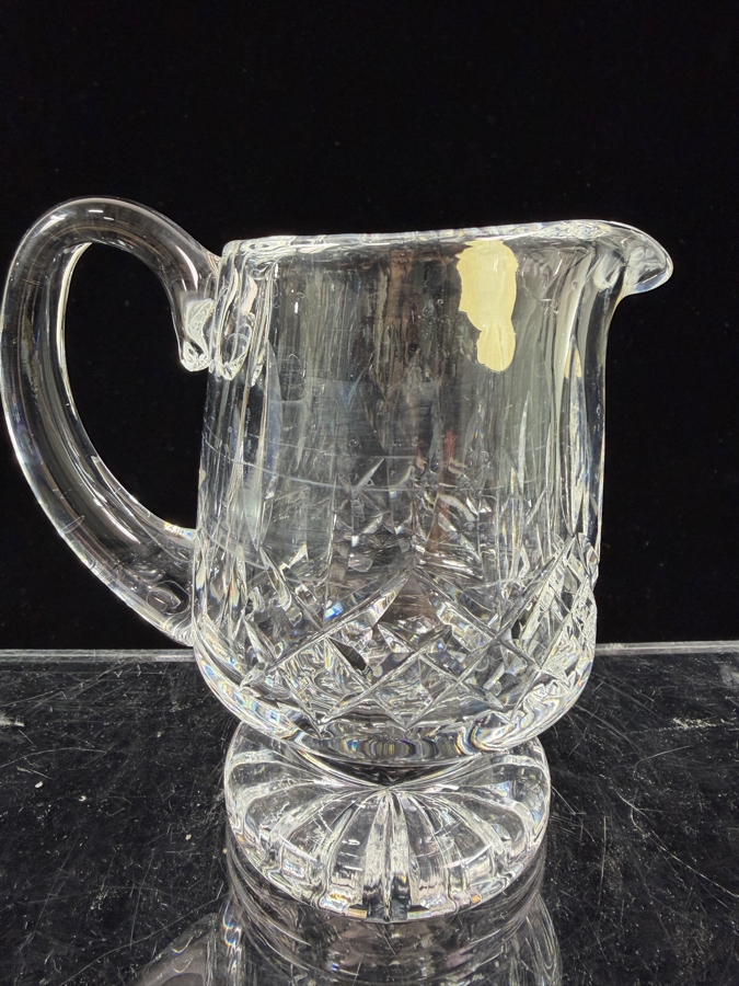 New Vintage Waterford Crystal Lismore Footed Creamer 4.5'H [Photo 4]