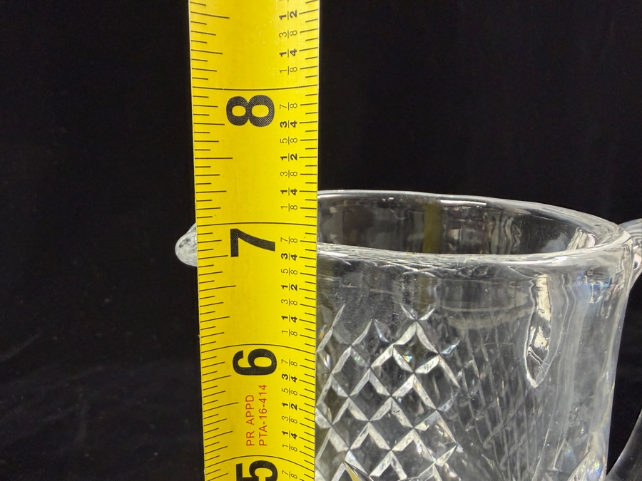 Vintage Waterford Crystal Alana Pattern Pitcher Jug 7'H [Photo 4]