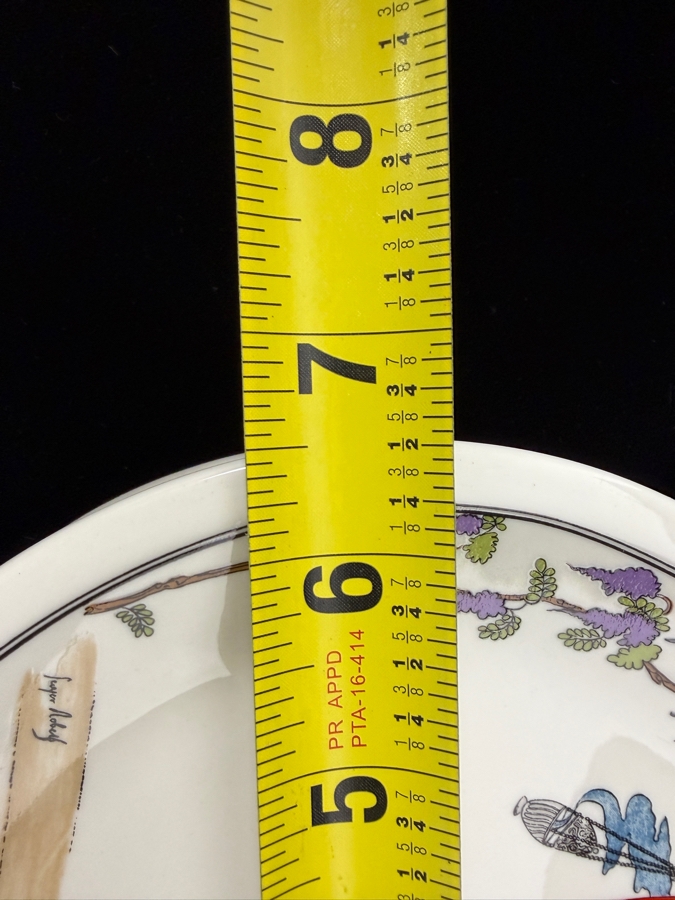 Set Of (6) Villeroy & Boch Design 1900 Plates Featuring Art Nouveau Fashion Designs 6.5'W [Photo 9]