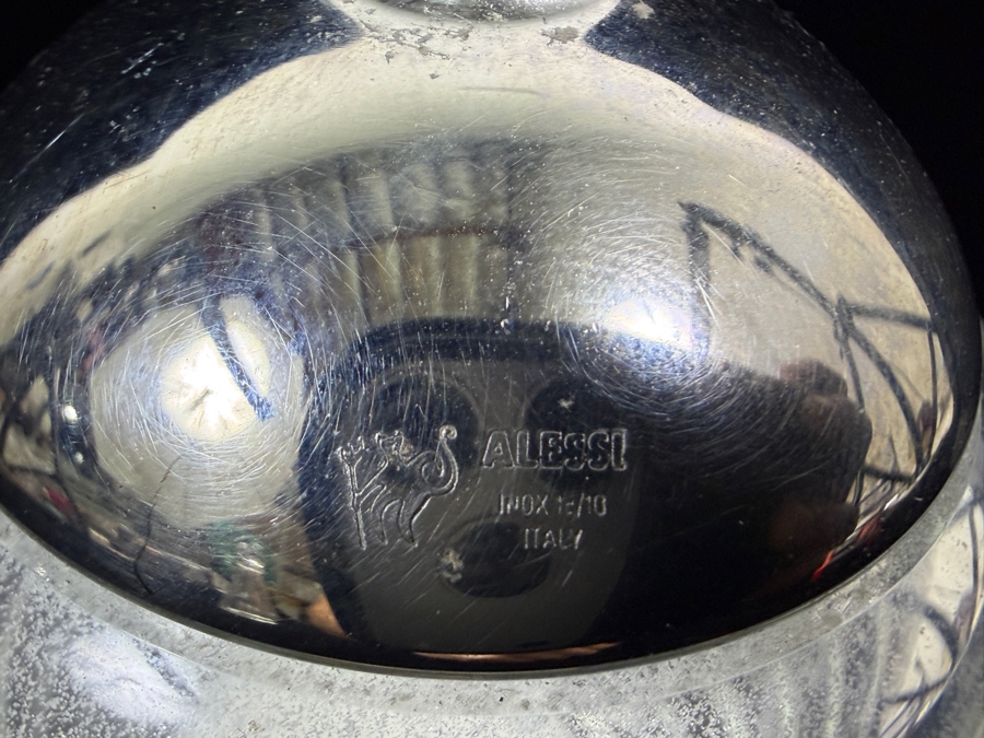 Alessi Sugar Jar Dispenser Designed By Theo Williams In 1995 Made in Italy 5.75'H  [Photo 2]