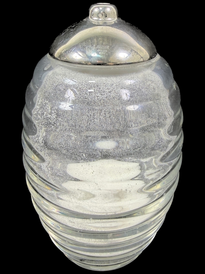 Alessi Sugar Jar Dispenser Designed By Theo Williams In 1995 Made in Italy 5.75'H 