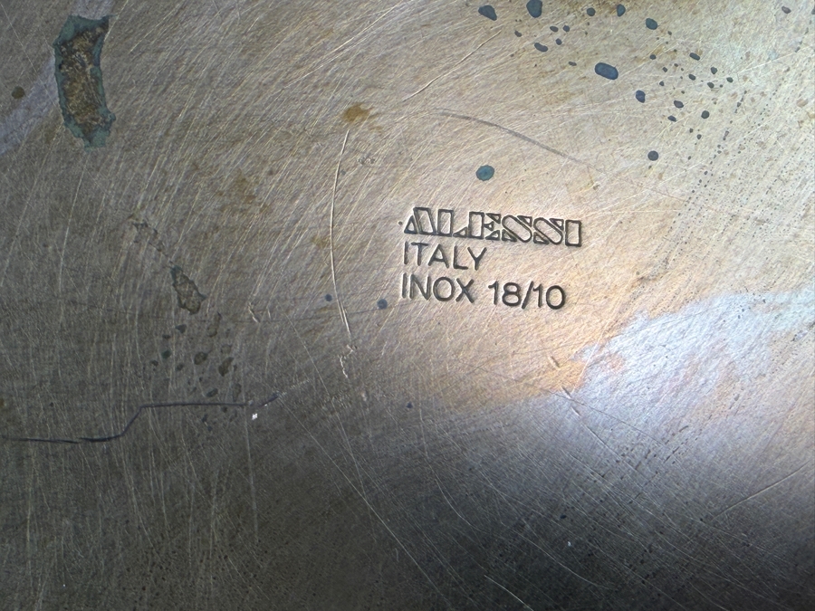 Vintage Alessi 9091 Kettle Designed By Richard Sapper In 1983 8.5'H
 [Photo 4]