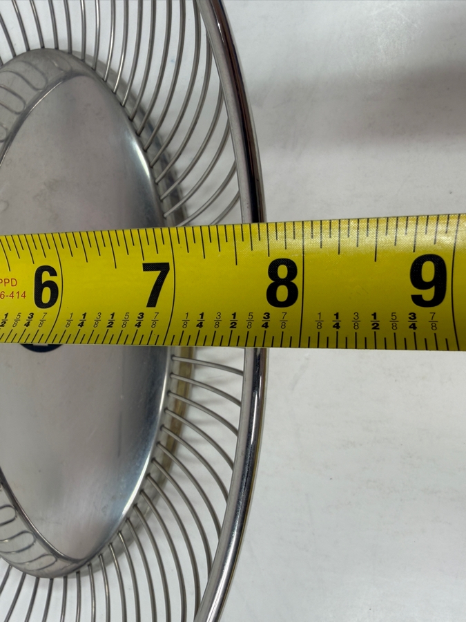 Alessi Stainless Steel Oval Wire Bread Basket Fruit Bowl Made In Italy 11'W X 8'D X3'H [Photo 7]