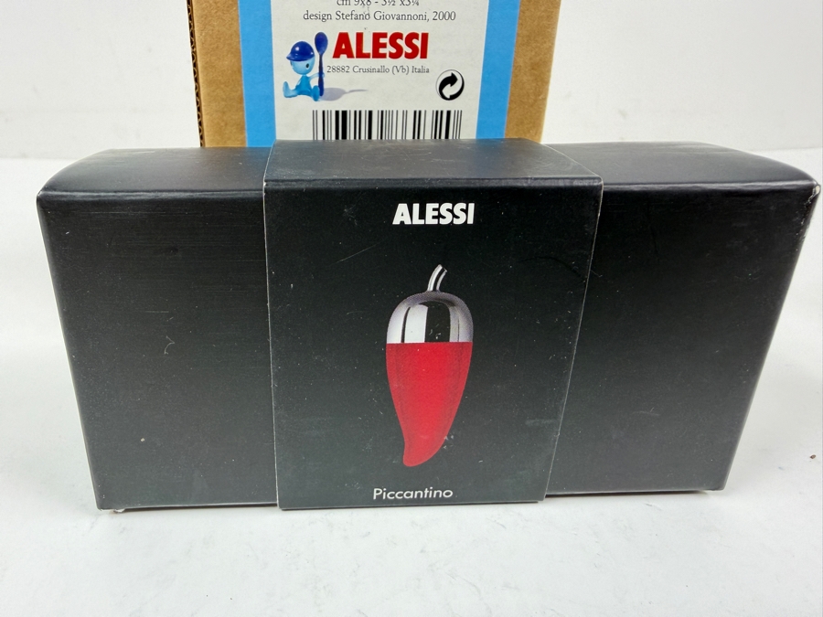 New Set Of Alessi Piccantino Chili Scruncher And The Alessi Cico Eggcup [Photo 4]