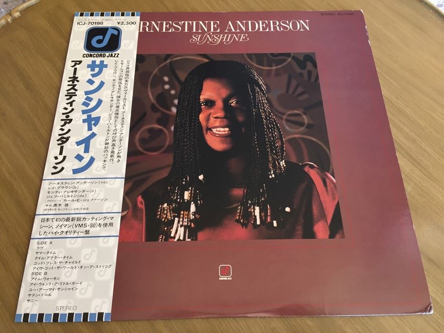 Ernestine Anderson ‎- Sunshine - Concord Jazz ‎- ICJ-70198