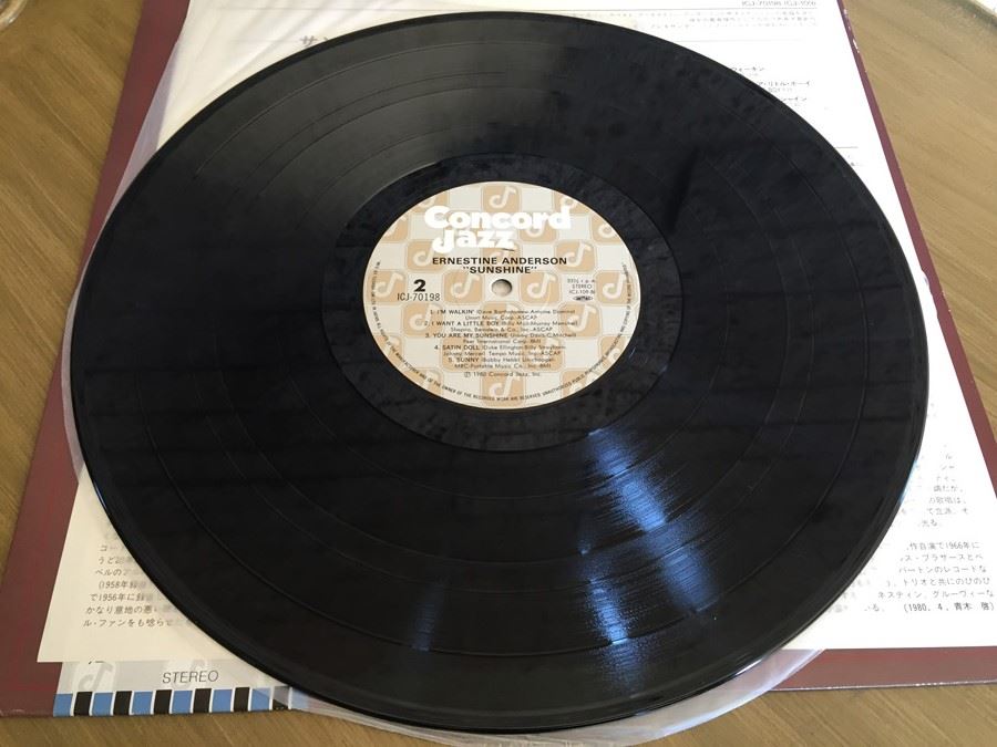 Ernestine Anderson ‎- Sunshine - Concord Jazz ‎- ICJ-70198 [Photo 7]