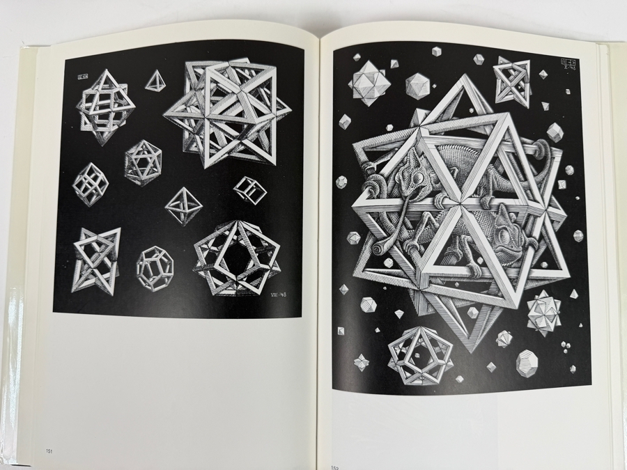 Vintage 1971 First Edition Hardcover Book The World Of M. C. Escher: A Journey Through His Illusions And Masterpieces [Photo 3]