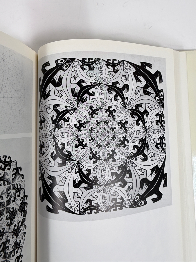 Vintage 1971 First Edition Hardcover Book The World Of M. C. Escher: A Journey Through His Illusions And Masterpieces [Photo 6]