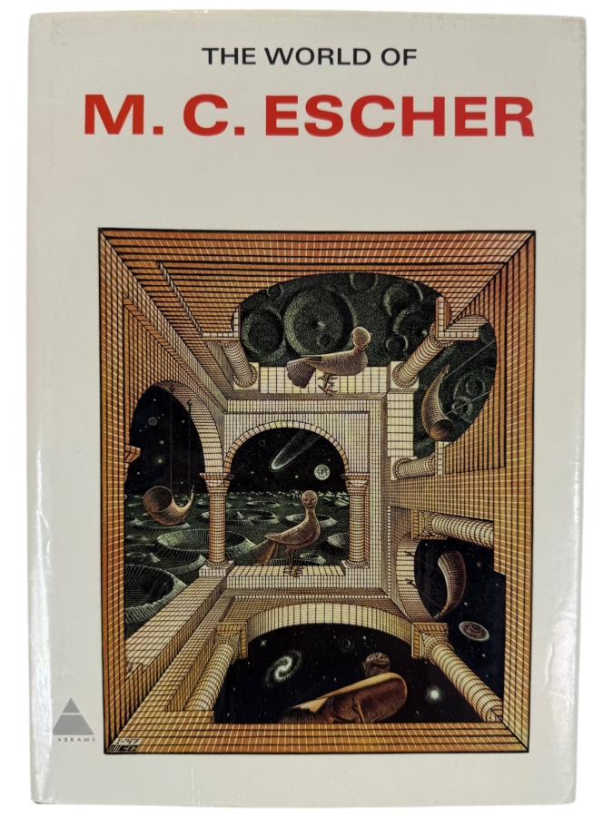 Vintage 1971 First Edition Hardcover Book The World Of M. C. Escher: A Journey Through His Illusions And Masterpieces