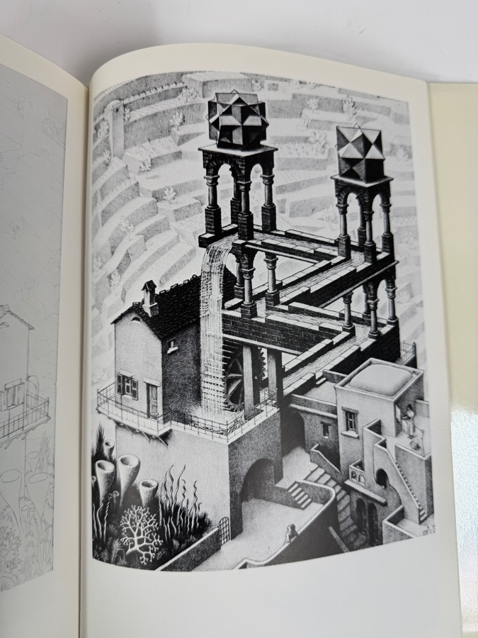 Vintage 1971 First Edition Hardcover Book The World Of M. C. Escher: A Journey Through His Illusions And Masterpieces [Photo 5]