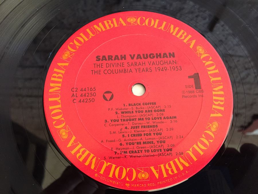 Sarah Vaughan ‎- The Divine Sarah Vaughan (The Columbia Years 1949 - 1953) - Columbia ‎- C2 44165 [Photo 6]