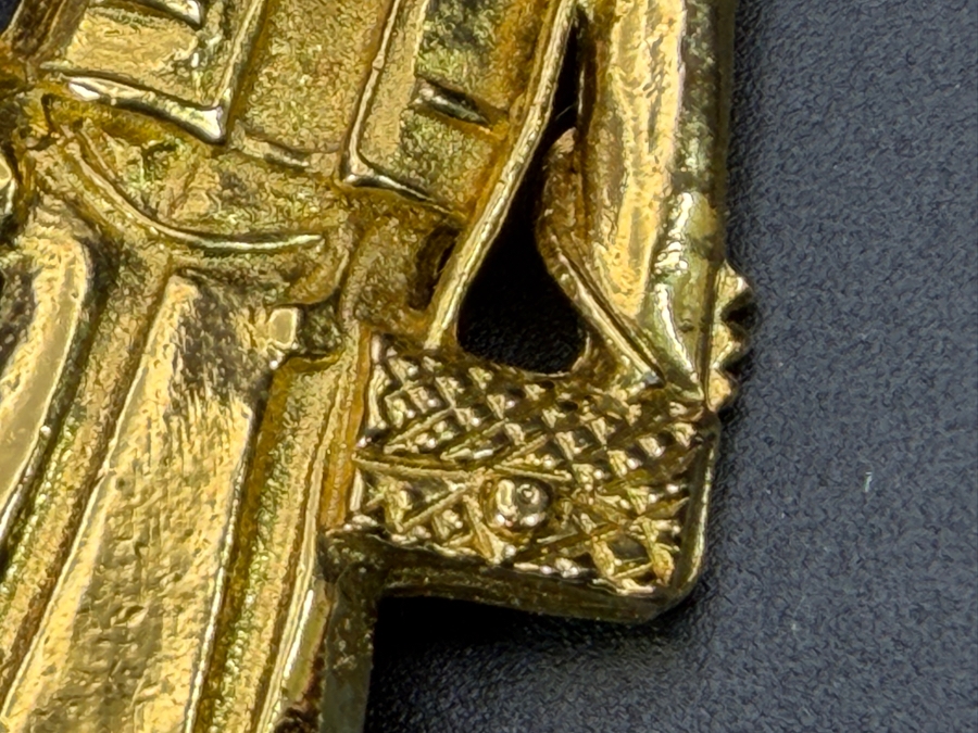 Vintage Chanel Mademoiselle Brooch Depicting A Silhouette Of Coco Chanel 2 3/8'L Estimate $500-$600 [Photo 2]