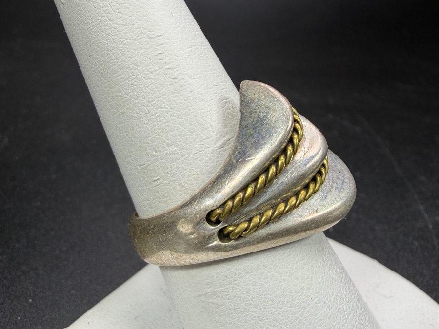 Sterling Silver Ring Size 9 11.9g [Photo 2]