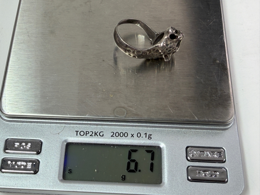 Sterling Silver Ring Size 8 6.7g [Photo 7]