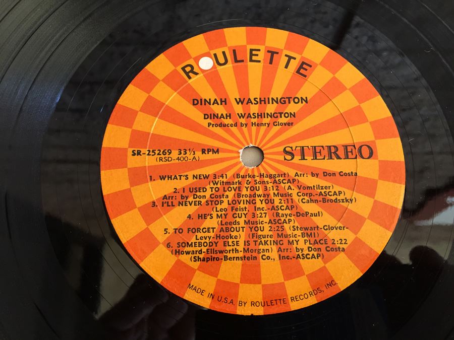 Dinah Washington ‎- Dinah Washington - Roulette Records ‎- SR 25269 [Photo 4]