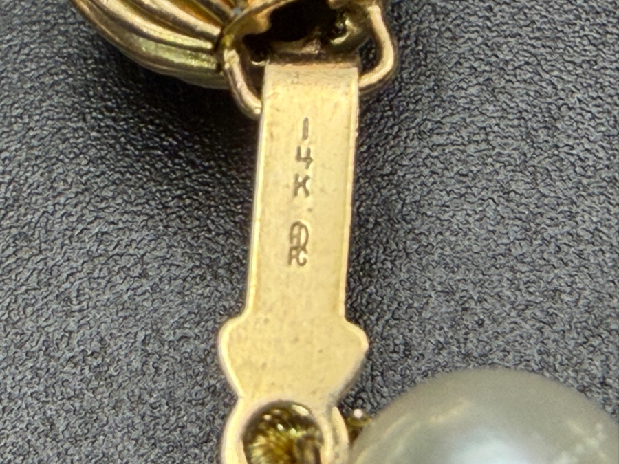 26' 6.0mm Cultured Pearl Strand Necklace With 14k Gold Clasp Appraised At $1,400 Retail [Photo 7]