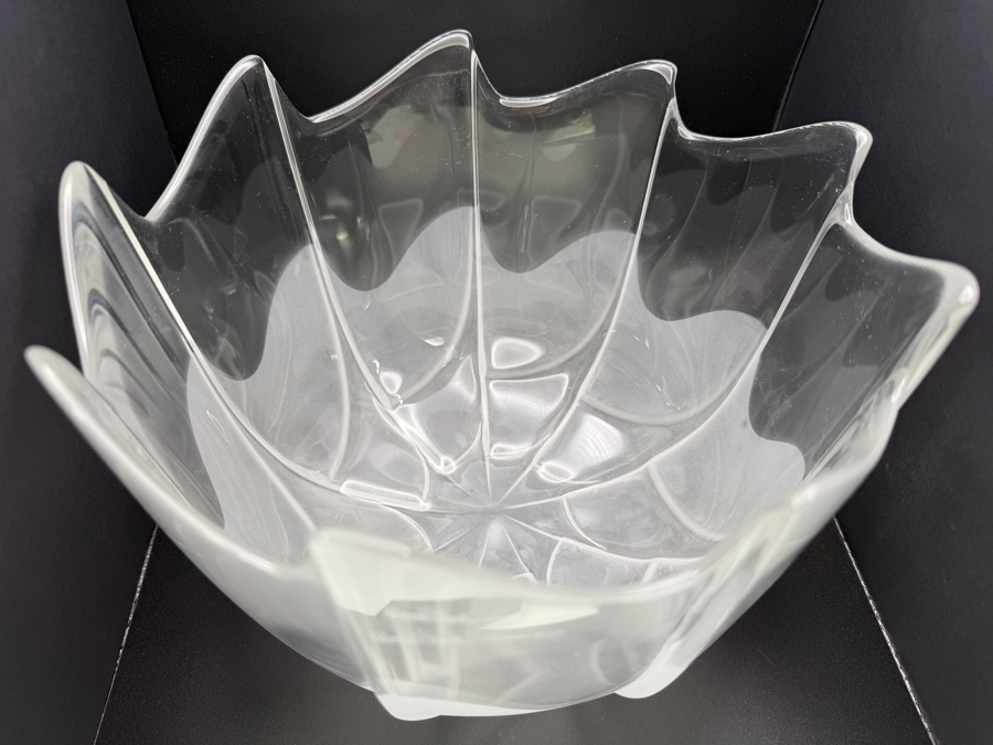 Collectible Rosenthal Studio-Line Icedew Bowl Designed By Nanny Still McKinney With Frosted Base 9W X 6H [Photo 4]