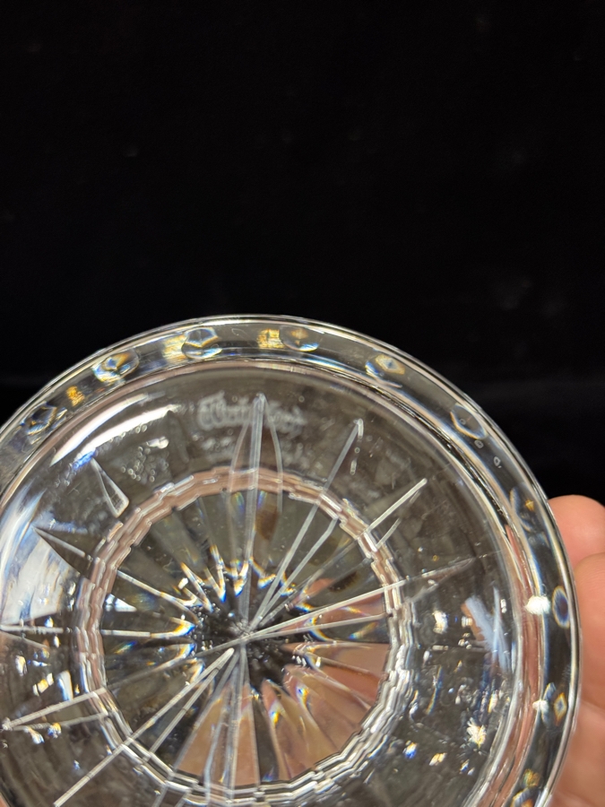 Vintage Waterford Crystal Lismore Pattern Footed Open Sugar / Candy Bowl 3.5'H

 [Photo 3]