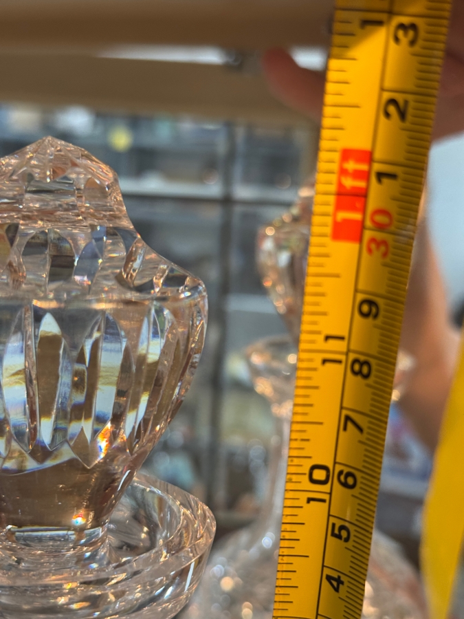 Vintage Waterford Crystal Alana Pattern Decanter 12'H [Photo 4]