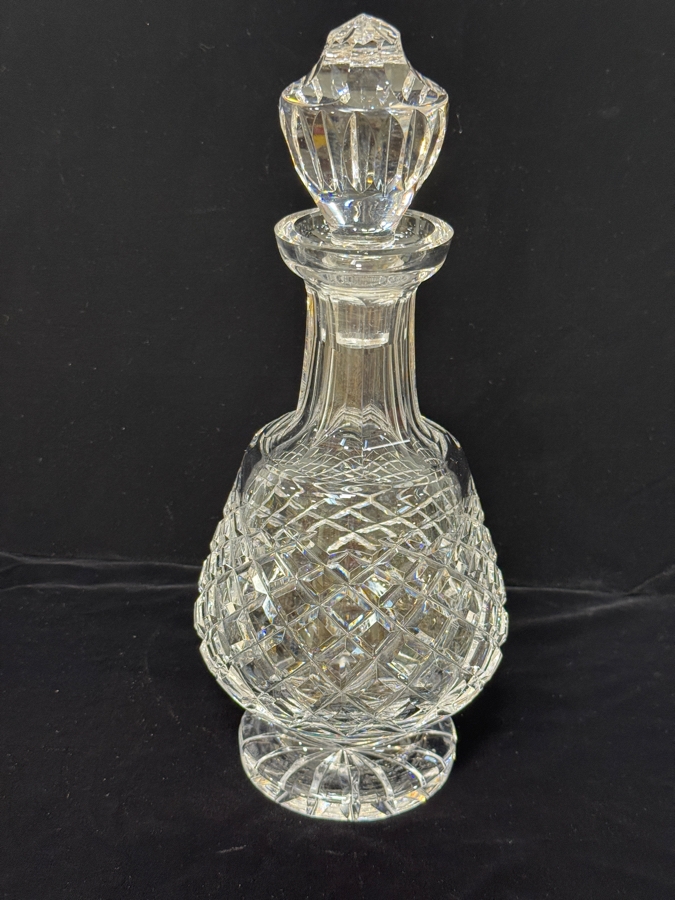 Vintage Waterford Crystal Alana Pattern Decanter 12'H [Photo 2]