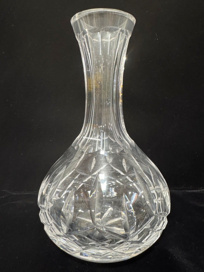 Vintage Waterford Crystal Lismore Pattern Carafe 8.5'H