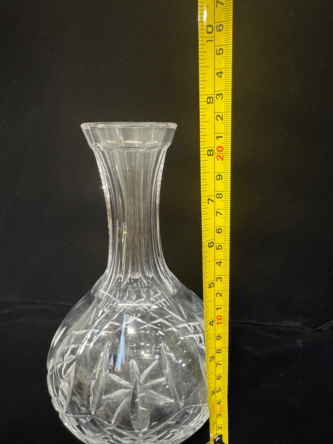 Vintage Waterford Crystal Lismore Pattern Carafe 8.5'H [Photo 4]