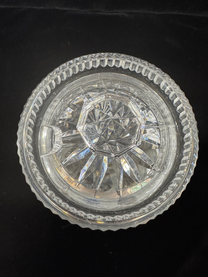 Vintage Waterford Crystal Alana Pattern Honey / Jelly Jar 5'H [Photo 4]