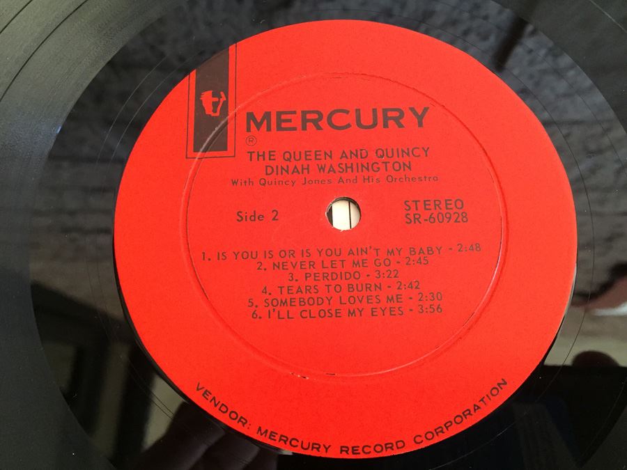 Dinah Washington / Quincy Jones And His Orchestra ‎- Queen & Quincy - Mercury ‎- SR 60928 [Photo 6]