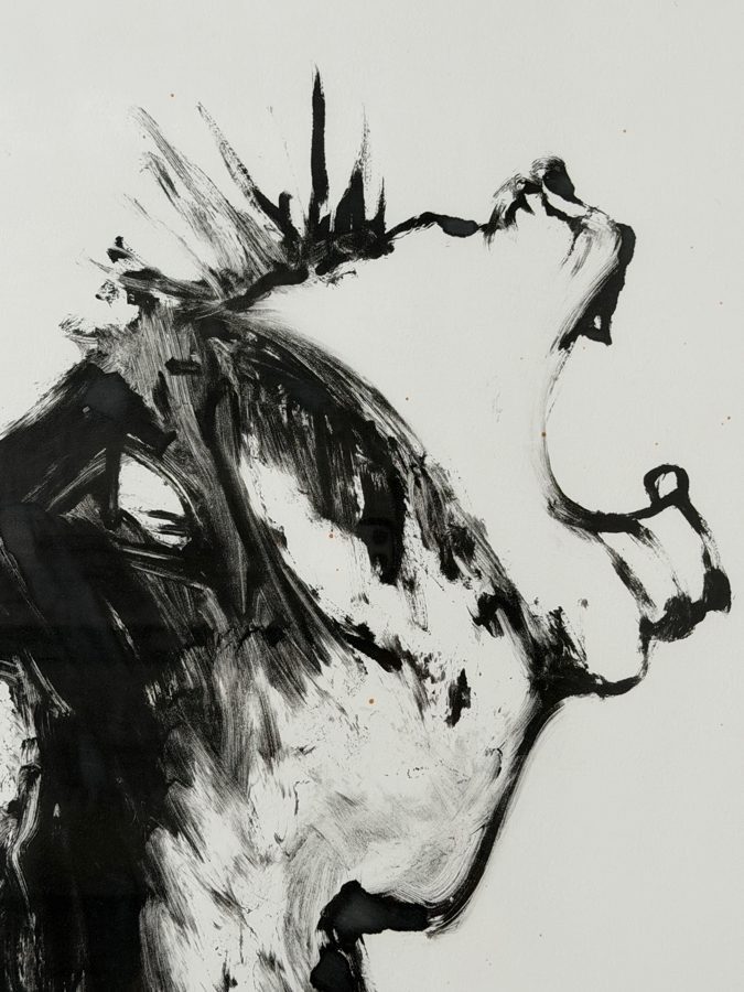 Julie Adler Pencil Signed Artist Proof Print On Paper Dated 2014 And Signed Julie Adler Lower Right 22W X 29.5H Framed 27.5 X 33 [Photo 4]