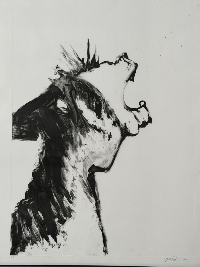 Julie Adler Pencil Signed Artist Proof Print On Paper Dated 2014 And Signed Julie Adler Lower Right 22W X 29.5H Framed 27.5 X 33 [Photo 3]