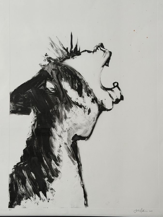 Julie Adler Pencil Signed Artist Proof Print On Paper Dated 2014 And Signed Julie Adler Lower Right 22W X 29.5H Framed 27.5 X 33 [Photo 2]