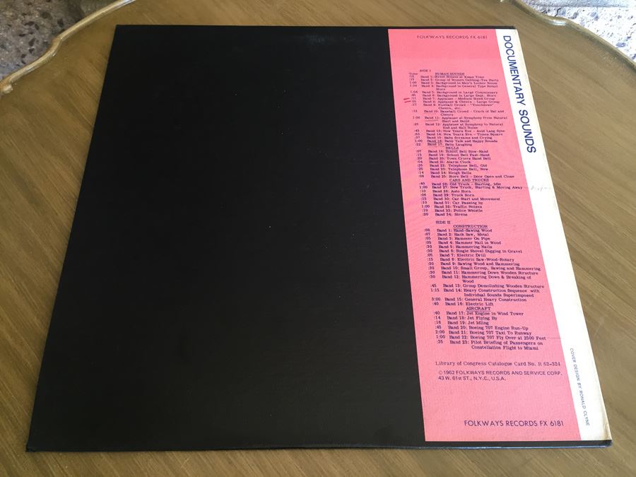 Mel Kaiser ‎- Documentary Sounds Volume 1 - Folkways Records ‎- FX 6181 [Photo 2]