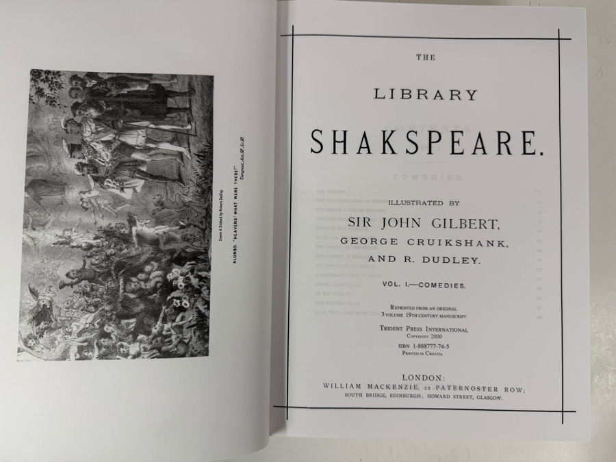 The Library Shakespeare Trident Press International Millennium Edition [Photo 2]