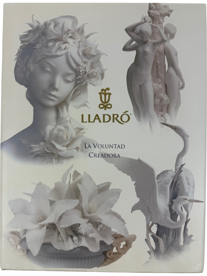 Vintage 1998 Hardcover Book Lladro La Voluntad Creadora Printed In Spain