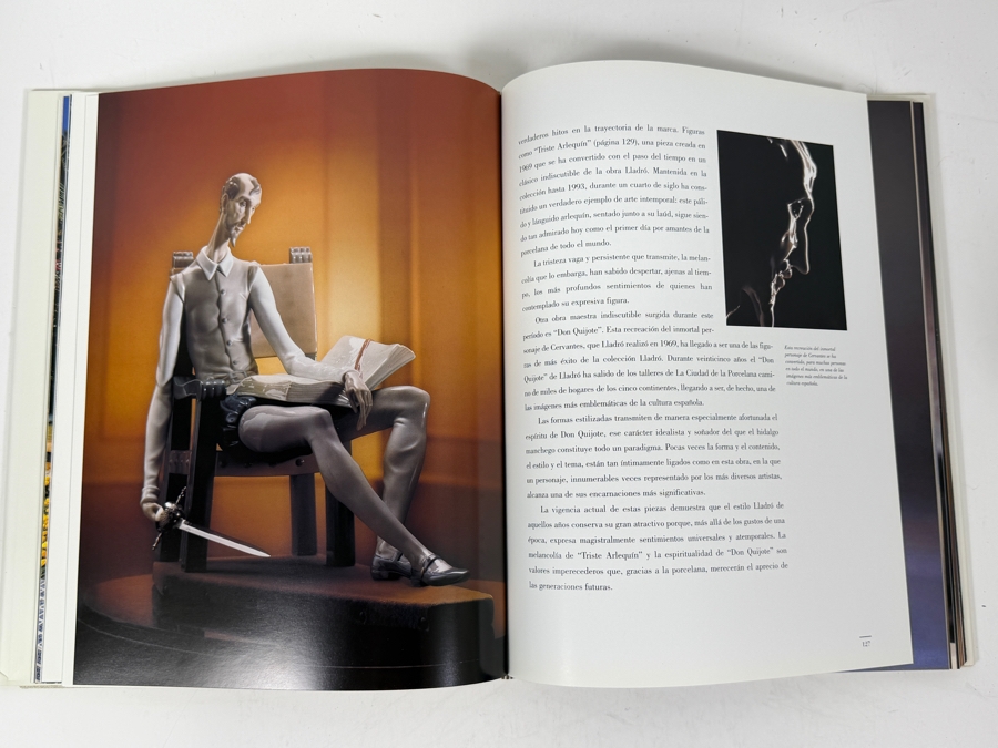 Vintage 1998 Hardcover Book Lladro La Voluntad Creadora Printed In Spain [Photo 3]