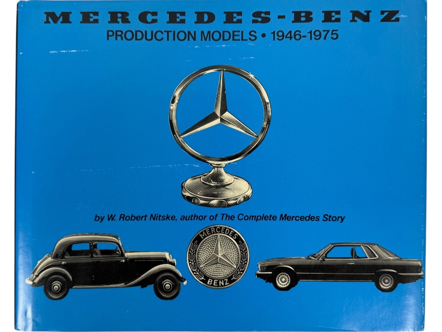 Vintage 1977 Third Printing Hardcover Book Mercedes-Benz Production Models 1946-1975 By W. Robert Nitske