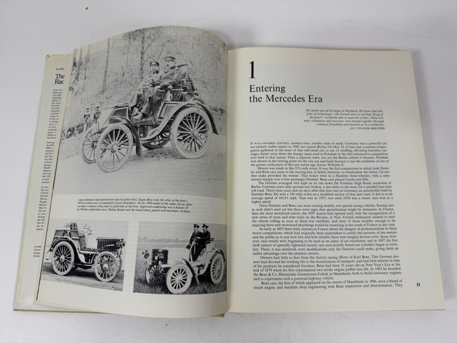 Vintage 1971 First Edition Hardcover Book The Mercedes-Benz Racing Cars By Karl Ludvigsen [Photo 5]