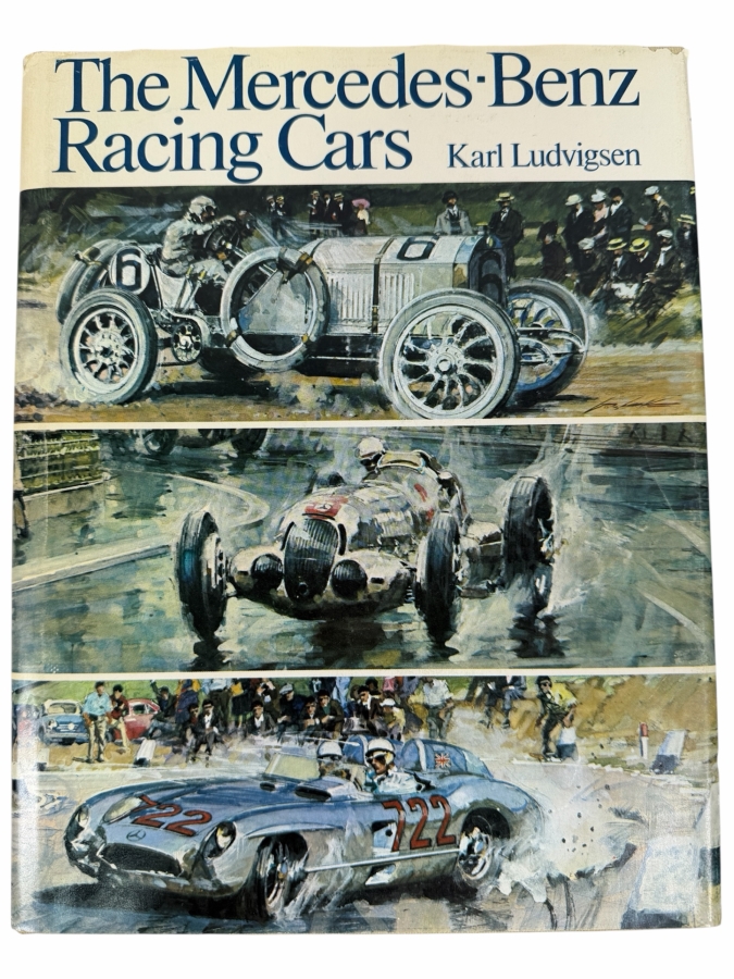 Vintage 1971 First Edition Hardcover Book The Mercedes-Benz Racing Cars By Karl Ludvigsen