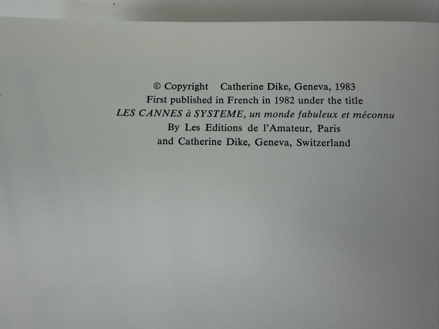 Vintage 1983 Hardcover Book Cane Curiosa: From Gun To Gadget By Catherine Dike [Photo 5]