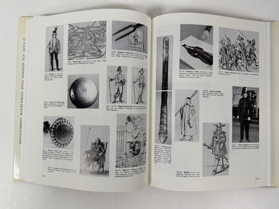 Vintage 1983 Hardcover Book Cane Curiosa: From Gun To Gadget By Catherine Dike [Photo 7]