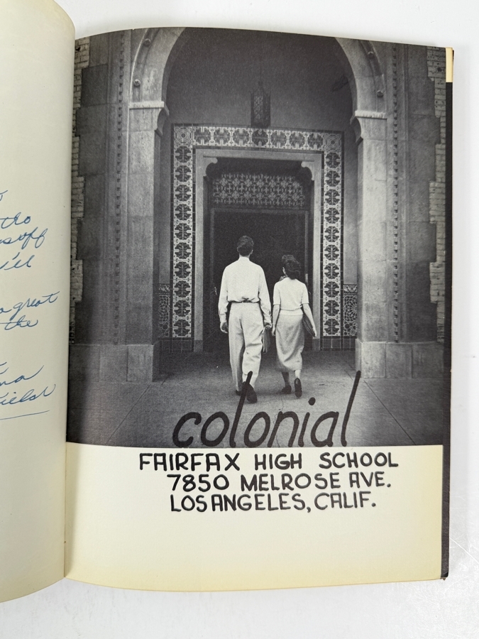 1959 Meducla UCLA Medical Center Yearbook And 1951 Colonial Fairfax High School Los Angeles, CA Yearbook [Photo 6]