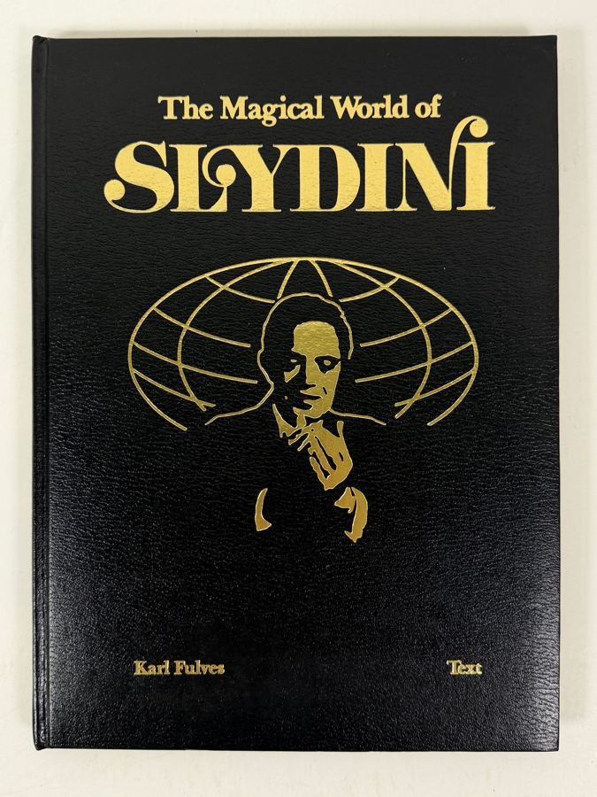 The Magical World Of Slydini Hardcover Magic Books Two Volumes: Both Text And Photographs Volumes - Text Volume Is Hand Signed By Slydini 'Best Magical Wishes: Slydini' [Photo 4]